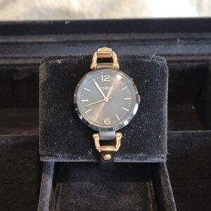 Fossil Black and Gold Women's Watch